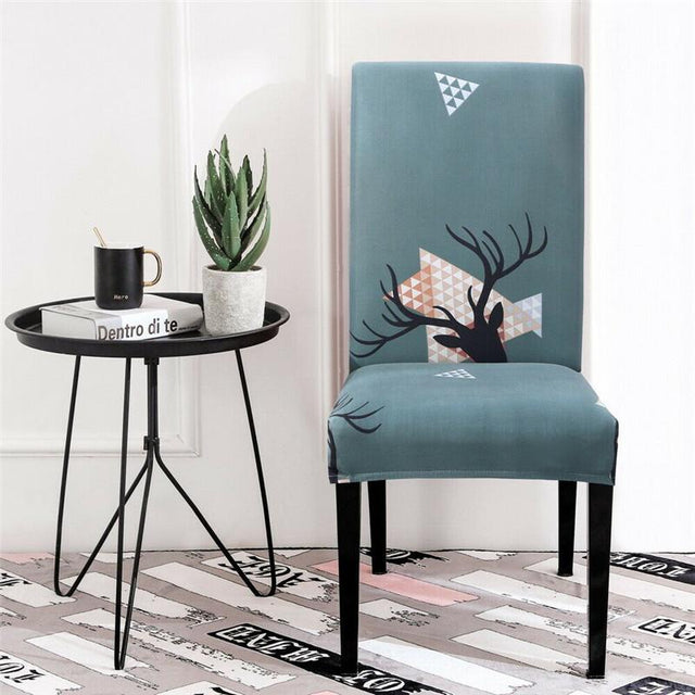 Housse chaise Green Deer - Housses Extensibles de chaise La Maison des Housses