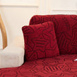 Housse coussin Gris - 2 pièces - Housses polaire extensibles de coussin 45 CM X 45 CM - Motif Star La Maison des Housses