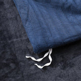 Parure de lit en velours Bleu marine Velours - Drap housse / Housse de couette / Taies d'oreiller La Maison des Housses