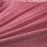 Parure de lit en velours Rose Velours - Drap housse / Housse de couette / Taies d'oreiller La Maison des Housses