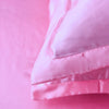 Parure de lit Rose bonbon type satin - Drap housse / Housse de couette / 2 taies d'oreiller La Maison des Housses