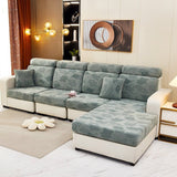 Vert - Housse polaire pour Coussin d'assise et dossier de Canapé - Motif Bear La Maison des Housses