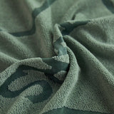 Vert - Housse polaire pour Coussin d'assise et dossier de Canapé - Motif Star La Maison des Housses